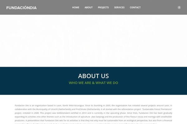 The7 Child theme site design template sample