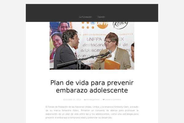 WordPress website example screenshot