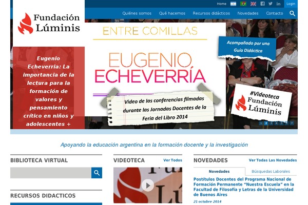 fundacionluminis.org.ar site used Luminis