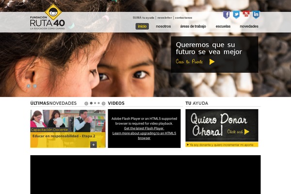 fundacionruta40.org.ar site used Fundacionruta40