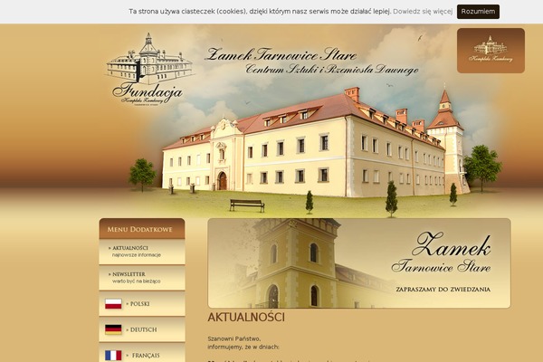 fundacjakomplekszamkowy.pl site used Fundacja