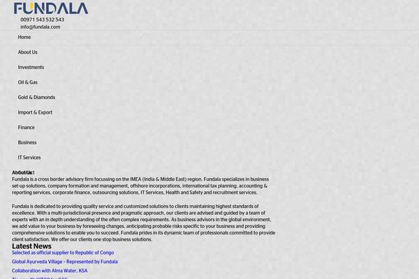 fundala.com site used Fundala-2020