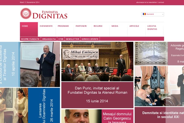 fundatiadignitas.ro site used Dignitas