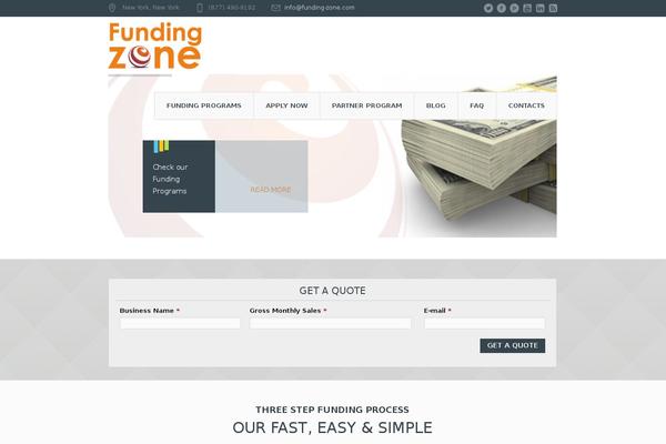 funding-zone.com site used Finance Business