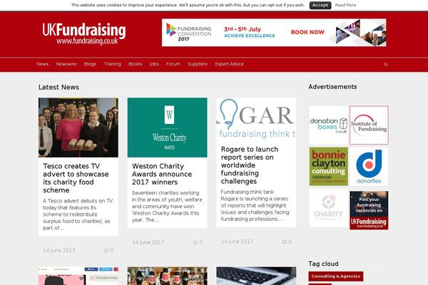 fundraising.co.uk site used Ukfundraising