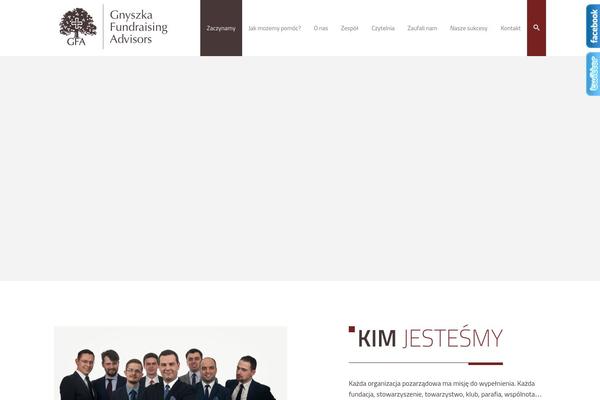 fundraisingadvisors.pl site used Azoomtheme