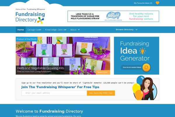 fundraisingdirectory.com.au site used Fundraising-directory-theme