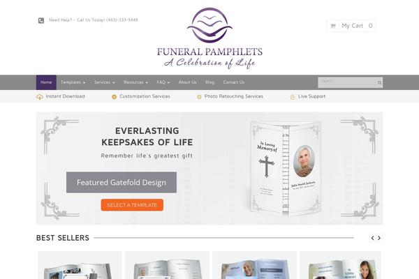funeralpamphlets.com site used Funeralpamphlet
