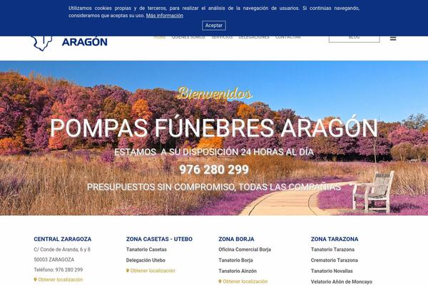 funerariaaragon.com site used Aragon