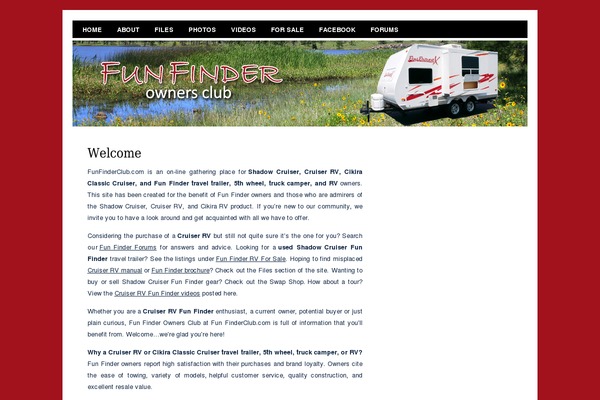 funfinderclub.com site used Pac_theme