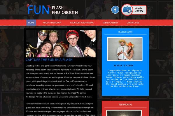 funflashbooth.com site used Funflashbooth