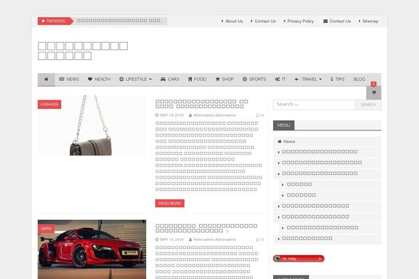 BetterMag theme site design template sample