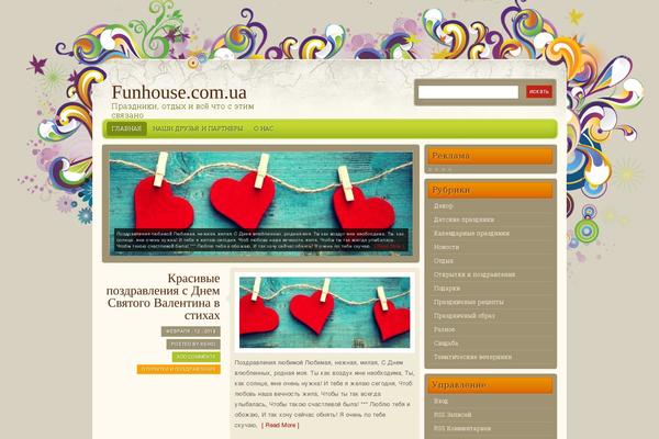 Florance theme site design template sample