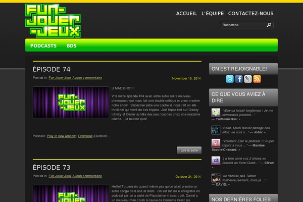 funjouerjeux.ca site used Thegame