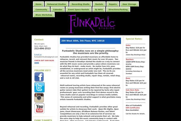 funkadelicstudios.com site used Digg3