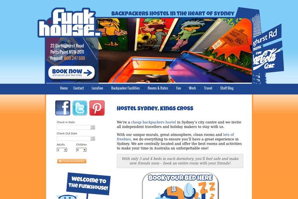 funkhouse.com.au site used Funkhousetheme