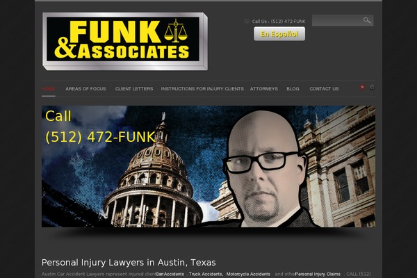 funklaw.com site used Visionaire