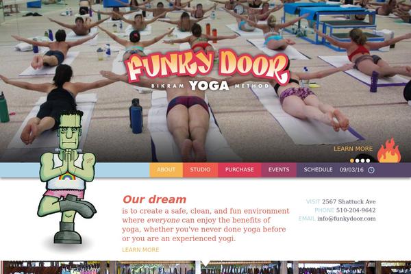 funkydooryoga.com site used Funky