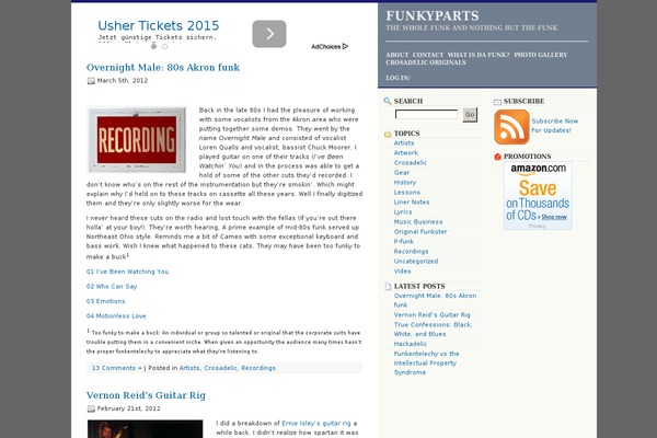 WordPress website example screenshot