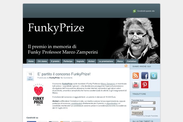funkyprize.org site used Newsphere