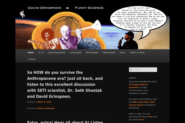 funkyscience.net site used Twenty Eleven