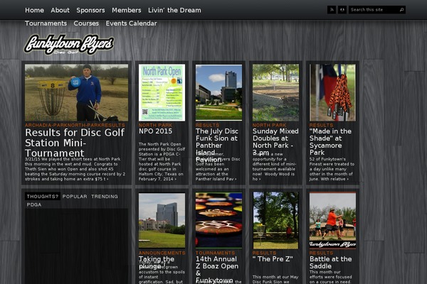 funkytowndiscgolf.com site used Cooolzine