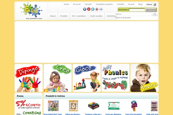 funlab.it site used Kid-toys-store