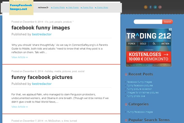 WordPress website example screenshot