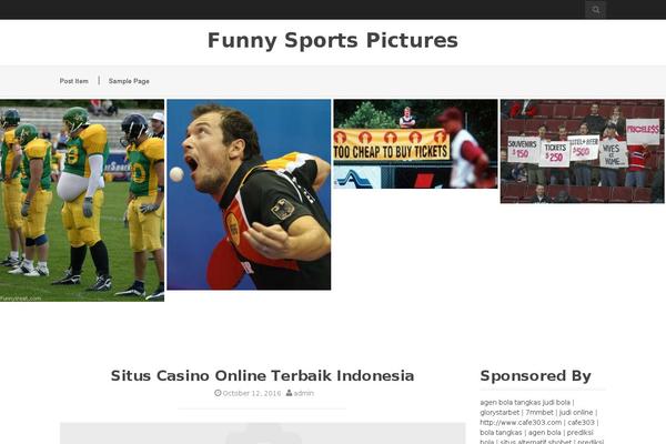 funnysportsblog.com site used Flat White