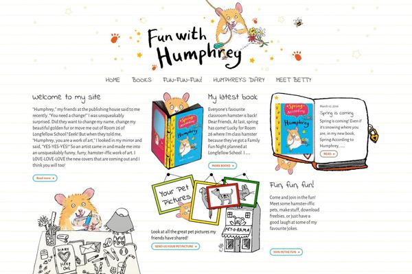 Humphrey theme site design template sample