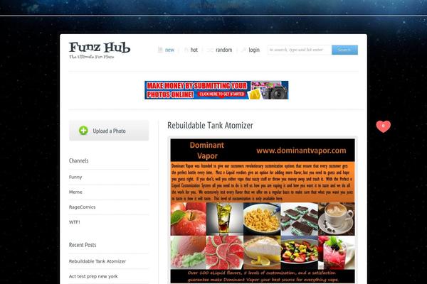 funzhub.com site used Lolzine