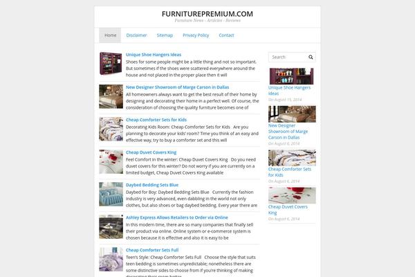 Fasthink theme site design template sample