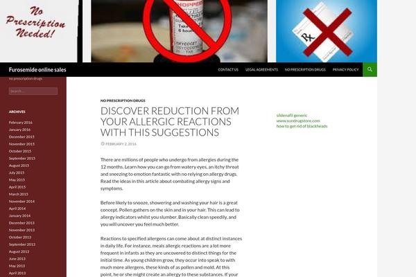 Twenty Fourteen theme site design template sample