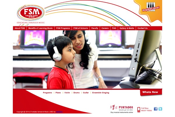 WordPress website example screenshot