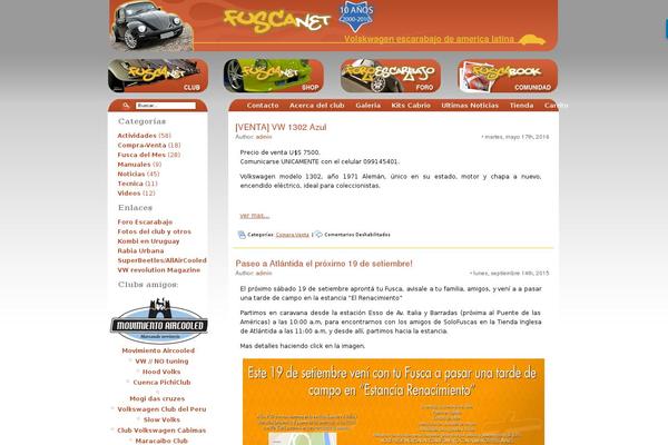 fusca.net site used Fuscanet