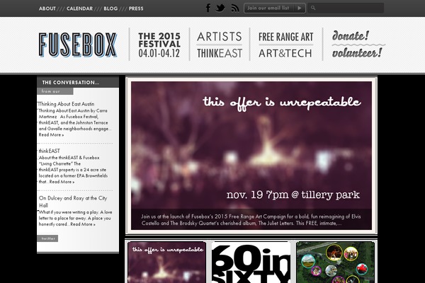 fuseboxfestival.com site used Fusebox2013