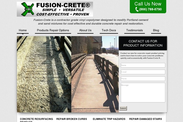 fusion-crete.us site used Whitesharktemplate3