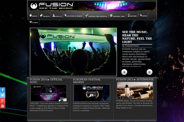 fusionfestival.ro site used Skylight