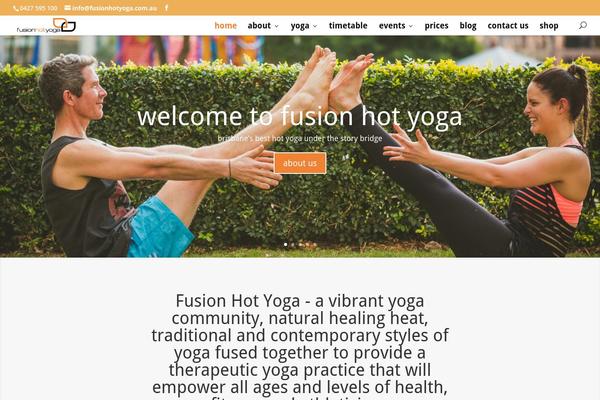 fusionhotyoga.com.au site used Fusionhotyoga