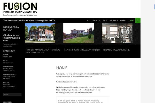 WordPress website example screenshot