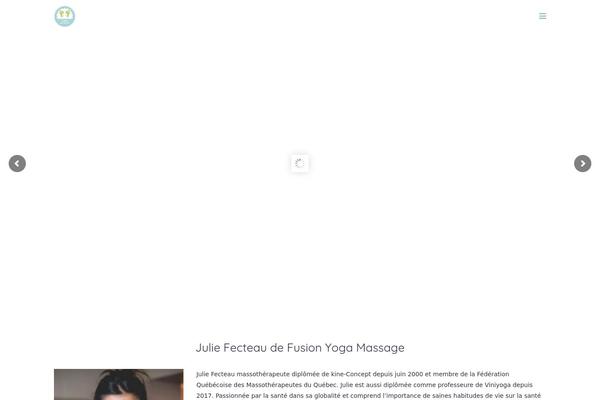 fusionyoga.ca site used Yogax-child