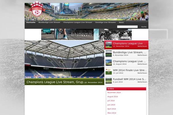 fussball-live.biz site used Football Club