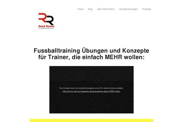 fussballtraining-renno.de site used Wordpress-panorama
