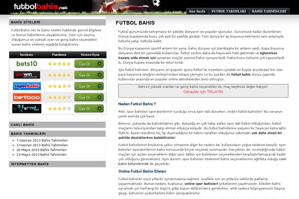 futbolbahis.net site used Underground