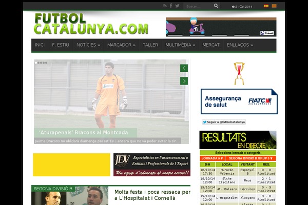 futbolcatalunya.com site used Futbolcatalunya