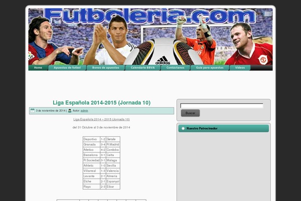 futboleria.com site used Vensica