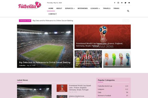 futbolita.com site used Futbolita