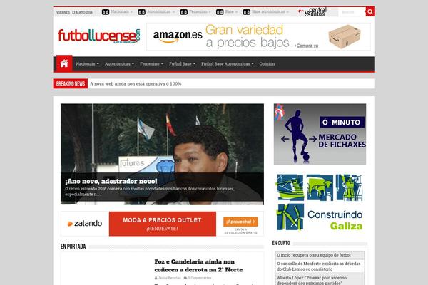 Sahifa theme site design template sample