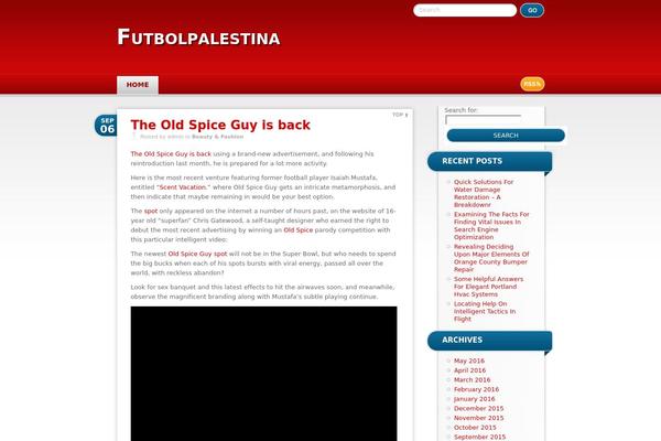 futbolpalestina.com site used RedBel
