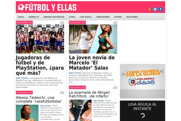 futbolyellas.com site used Web